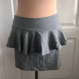 Material Girl Stretch Grey Layers Skirt Sz Large (Juniors)